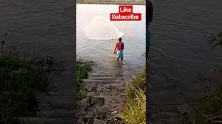 slow motion fishing 6#shorts #fishing #fisherman