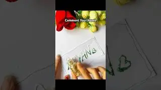 Viral Name Art is HERE 😱😍#shorts #nameart #viral #craft #youtubeshorts #trending #ytviral #yt #art