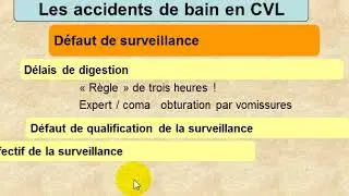 10 Accidents de bains, noyades en Accueils Collectifs de Mineurs, responsabilit&eacute;s