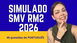 Simulado SMV RM2  2026 - Língua Portuguesa - 40 questões