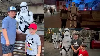 Встреча со штурмовиками Первого Ордена из &laquo;Звёздных войн 3&raquo; на краю галактики в Disney World