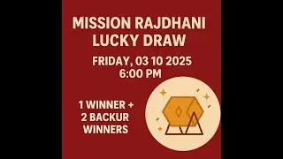 MOPREP : Lucky draw mission Rajdhani