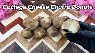 Cottage Cheese Churro Donuts | Sugar-Free, Gluten-Free, Eggless | High Protein, Healthy Keto Dessert