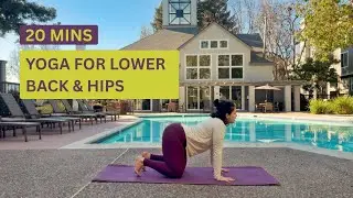 20 minute Yoga for Lower Back Relief | Gentle, Beginner Friendly | No props | Daily yoga practice 