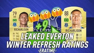 LEAKED everton winter refresh ratings | FT. Richarlison and others