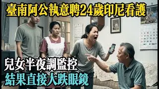臺南阿公執意聘24嵗印尼看護，兒女半夜調監控，結果直接大跌眼鏡#故事#老年生活#民間故事