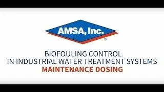 Biofouling Control in Industrial Water Treatment Systems: Maintenance Dosing