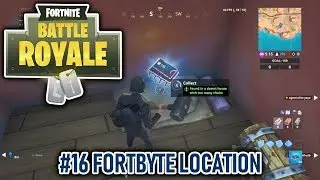 Fortnite #16 Fortbyte Location! - Fortnite Battle Royale! (Battle Royal Season 9)
