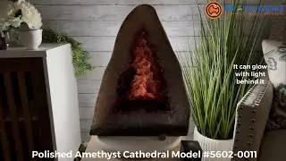 Model # 5602-0011 Polished Amethyst Cathedral by BrazilGems.com 🏷 FOR SALE🛍🛒Shop Now