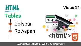 Html rowspan | Html colspan | rowsapn and colspan in html 