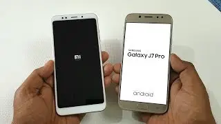 Xiaomi Redmi Note 5 vs Samsung J7 Pro Speed Test Comparison !