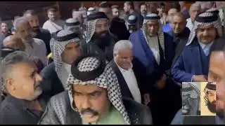 زيارة شياخ عام قبيلة ال يسار الطائيه الى بغداد مضيف الشيخ مصطفى ابو اسد اليساري الطائي