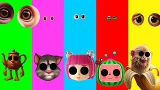 Wrong Eyes Ballerina-Capuchina TaTaTaTa-Sahur Cappuccino Assassino Ta-Ta-Ta-Ta-Sahur Boneca-Ambalabu
