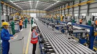 Inside a Billion-Dollar Steel Rod Factory &ndash; Complete Production Line