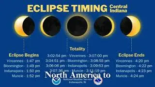 Solar eclipse  show 2024 totality path, peak times and how much of the eclipse you can see