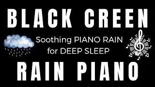 FALL ASLEEP INSTANTLY - 3 Hours of Relaxing Sleep Music 🌧️ with Rain Sounds _ Peaceful Piano