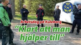 G&Ouml;TENE MK: Ett 20-tal medlemmar deltog n&auml;r det var dags f&ouml;r arbetsdag p&aring; endurobanan Kuleborg. 2023