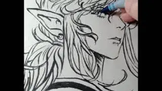 Zelda Breath of The Wild - Coloring Timelapse