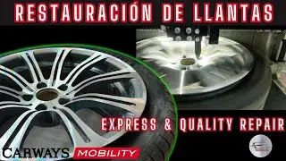 DEJAR LAS LLANTAS NUEVAS 🛞 👉 EXPRESS & QUALITY REPAIR #restaurarllantas #llantas