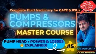 Head, Power & Efficiency of Centrifugal Pumps ⚡ | Complete Concepts + PYQs | Fluid Machinery #5