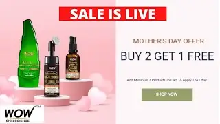 WOW Skin science Coupons | Buy 2 Get 1 Free | 100% Working wow Coupons