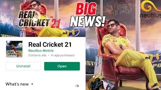 🔥Real Cricket 21 'Big Surprise'||New Features||HD Graphics||Realistic Faces||And Many More||