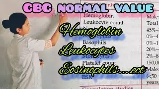CBC (complete blood count)  normal value