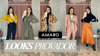 LOOKS NO PROVADOR DA AMARO | TRIC&Ocirc;S | VESTIDOS E A SAIA MIDI DE COURO MAIS LINDA