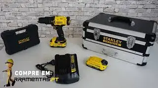 Kit Berbequim com Percuss&atilde;o V20 + 50 Acess&oacute;rios Stanley SFMCD711D2F-QW