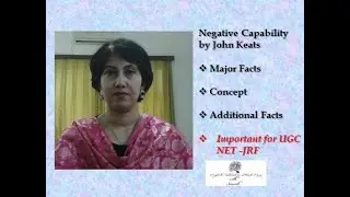 Negative Capability| John Keats| Major Facts| Concept| Additional Facts #negativecapability