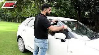 Car Door Visor With Silver Line Chrome Installation | Best Car Accessories 2022 | Made In India