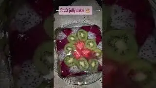 #fruit jelly cake so yummy with agar agar powder 😋😋😋