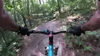 Mountain Biking Enterprise South Nature Park Log Rhythm