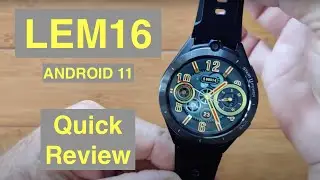 LEMFO LEM16 Android 11 6GB/128GB 4G SpO2 & Sleep Monitoring Smartwatch: Quick Overview