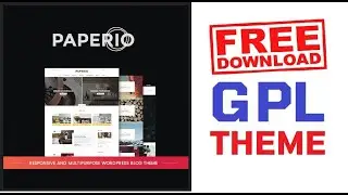 Paperio Responsive And Multipurpose