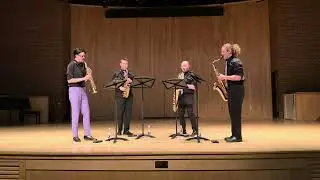The UConn Saxophone Quartet presents The Last Dance, second half (of the second half)