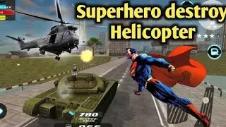 Superhero VS Tank and Helicopter ll Superhero Naxeex game