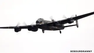 🇬🇧 Lancaster Bomber Emotional Return to RIAT 2025