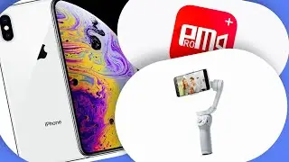 iPhone xs max Стабилизатор Dji osmo 4 Программа Promovie Качество видео на TV