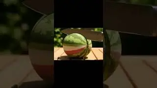 Firecracker Sand Watermelon Explodes When Cut | ASMR Satisfying Sounds