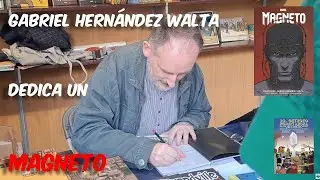 Gabriel Hern&aacute;ndez Walta dedica un Magneto en el Sal&oacute;n del C&oacute;mic de Getxo 2024.