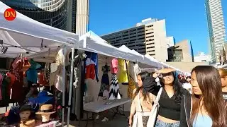 Toronto Summer Walk / Hare Krishna on Queen Street & Filipino Festival ( Aug 2023 ) Downtown