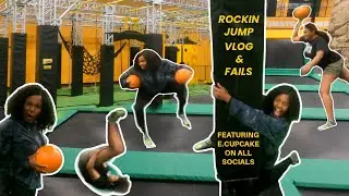 Rockin' Jump Ultimate Trampoline Park VLOG & Funny Fails #funnyfails #rockinjump