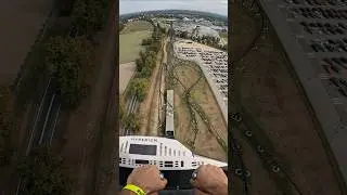 HYPERION Mega Roller Coaster Front seat Energylandia POV 4k #energylandia #coaster #rollercoaster