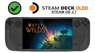 Outer Wilds on Steam Deck OLED with Steam OS 3.7