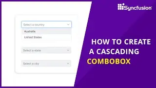 How to Create a Cascading ComboBox in Blazor