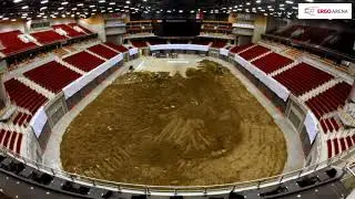 Supercross w ERGO ARENIE - budowa toru