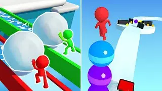 Snow Race 🆚 Stack Rider Walkthrough Android IOS Max Update All Levels Gameplay TR11