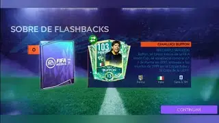 FICHAMOS A BUFFON GRL 103  | EVENTO FLASHBACK 2021 | FIFA MOBILE 21| GAMEPLAY #66