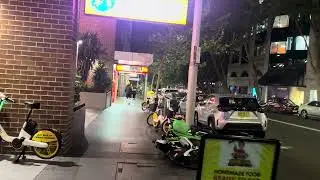 Sydney CBD Night Walk 2025 🇦🇺 | 4K Night Ambience from Haymarket to Central Station | Australia Tour